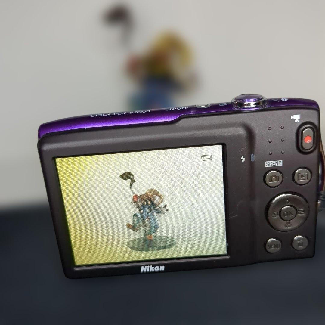 Nikon ニコン coolpix S3300 パープル 簡易動作確認済み
