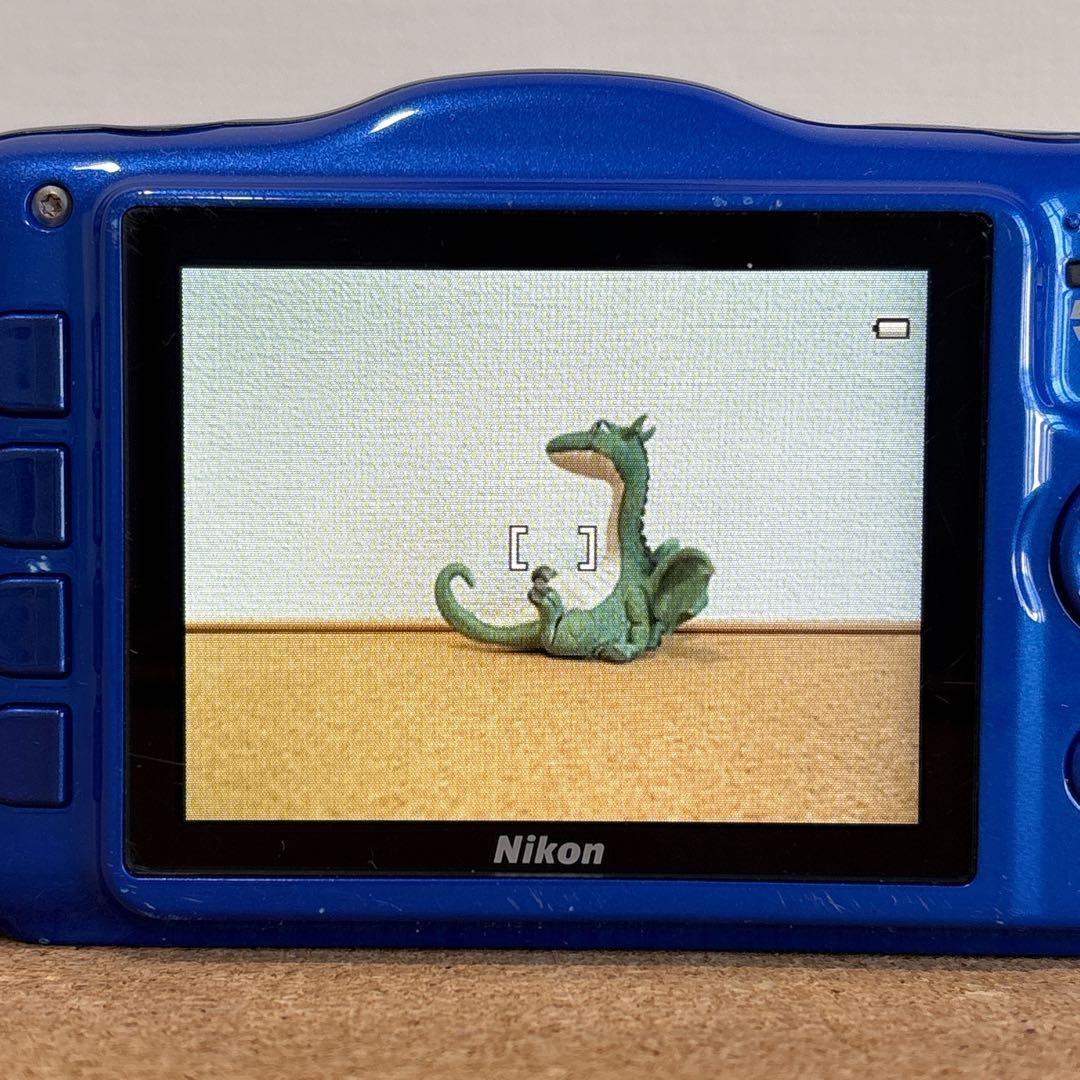 Nikon COOLPIX S32 デジタルカメラ 青　防水機能を備えた