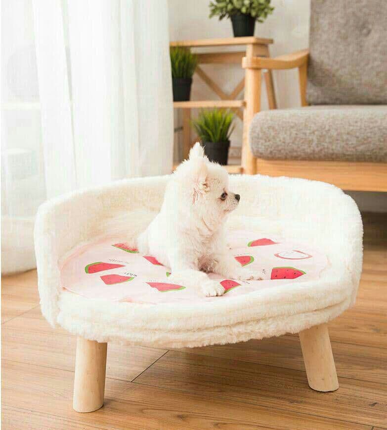 ソファ型犬小屋猫小屋四季共通着脱可能犬床テディ博美猫秋冬保温ペット用品c