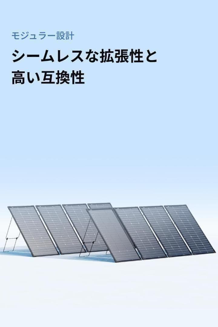 EcoFlow 125W 両面ソーラーパネル ２枚セット
