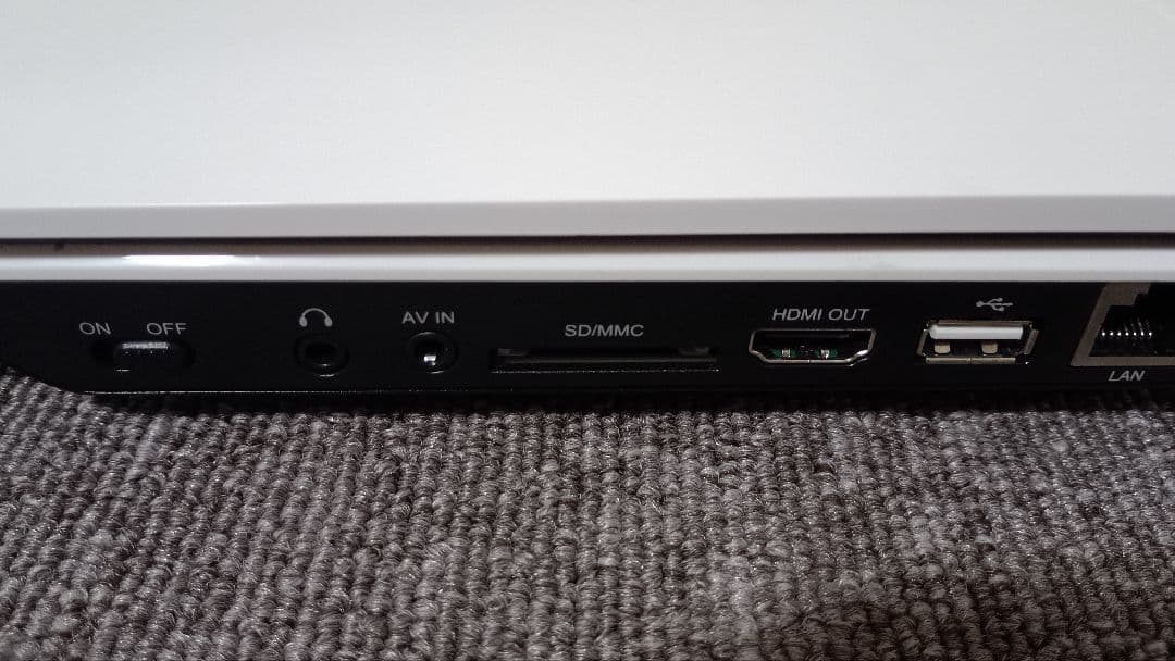 【訳アリ動作品】FANGOR ポータブルブルーレイプレーヤー F-BR126