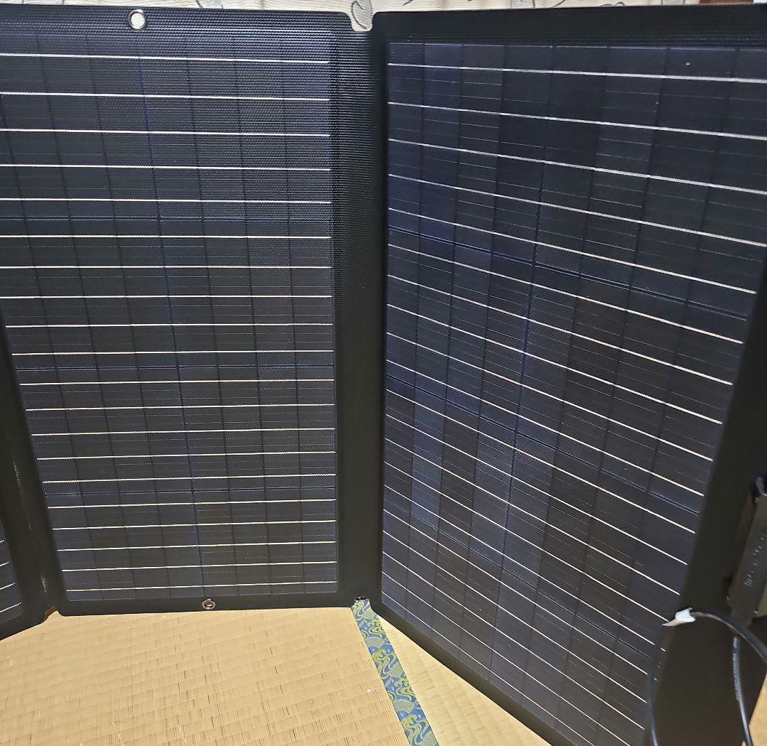 ECO FLOW エコフロー160w 折りたたみ式ソーラーパネル 高効率 中古