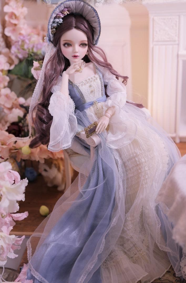 BJD 1/3ドール フルセット 本体 60cm 球体関節人形 眼球 服 美女