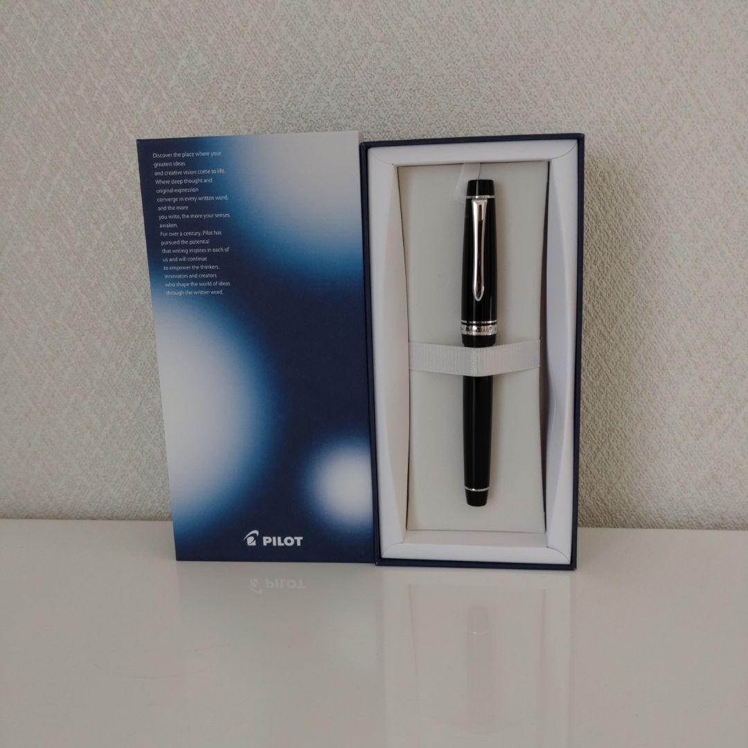 PILOT カスタムヘリティジ912ブラック万年筆 専用ボックス付き