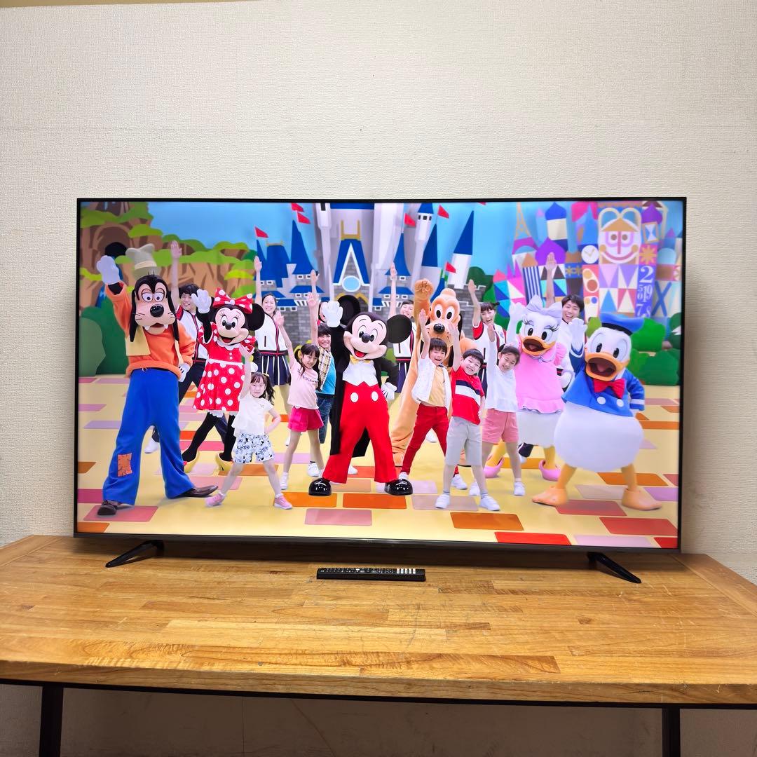 TCL 50V型 4K 液晶テレビ 50C655 量子ドット　動画配信アプリ搭載