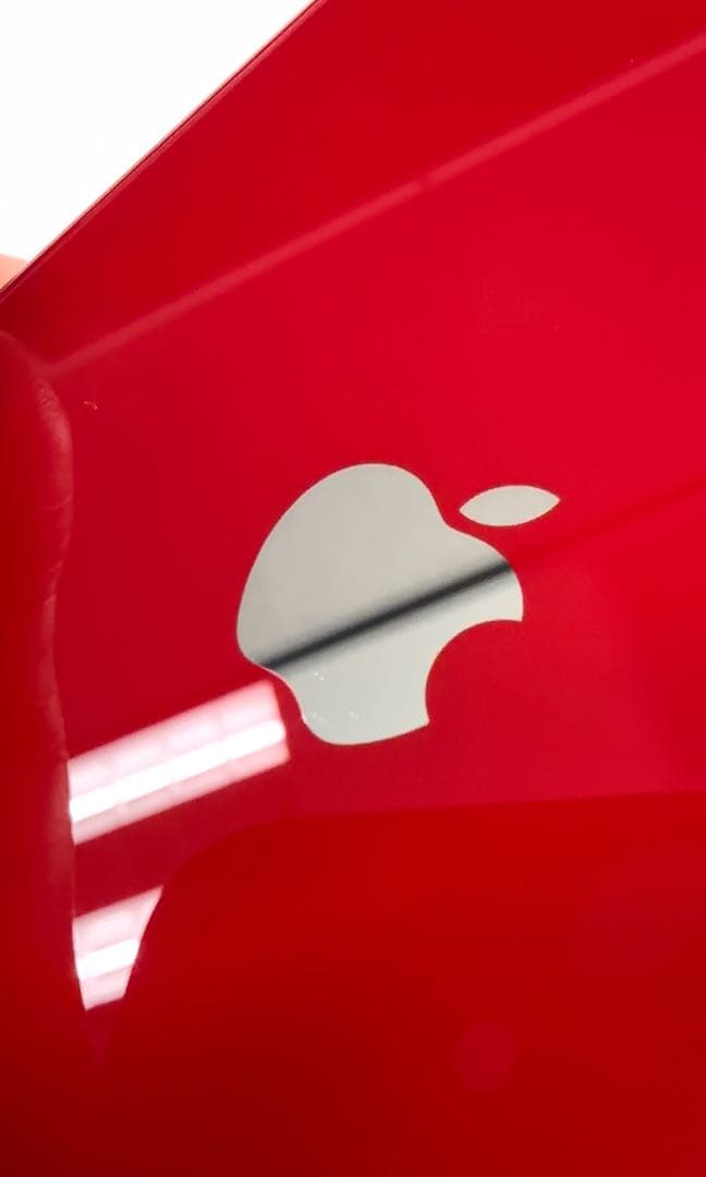 【美品＆真紅】APPLE iPhone SE（第3世代) / iFaceケース付