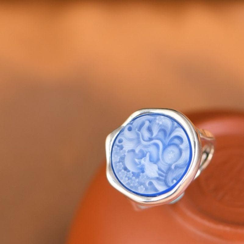 九尾の狐のリング - 古代の伝説と現代のデザインが融合した逸品 R336