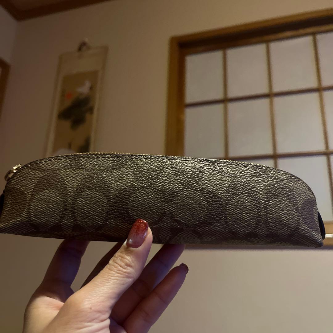 Coach ペンシル ケース・シグネチャー キャンバス
