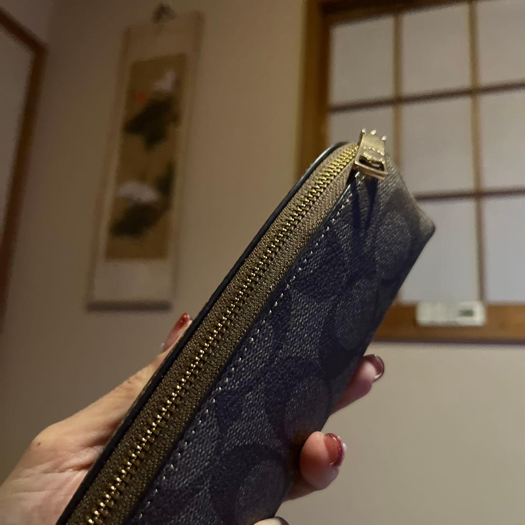 Coach ペンシル ケース・シグネチャー キャンバス
