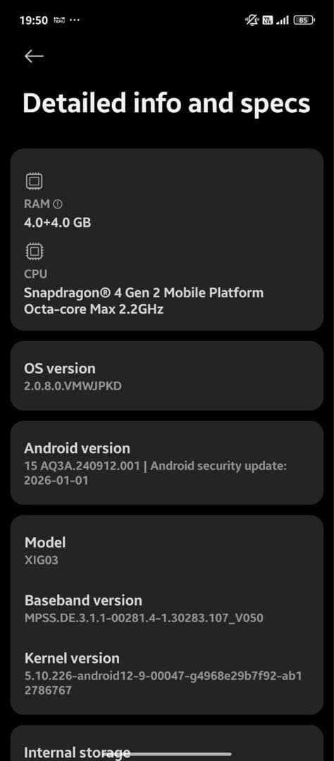 Xiaomi Redmi 12 5G ブラック