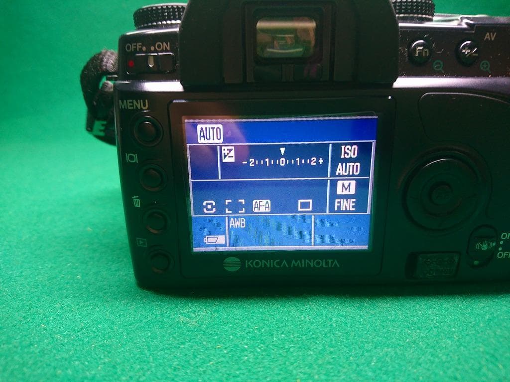 KONICA MINOLTA DG-5D 一眼中古品 レンズ3本付