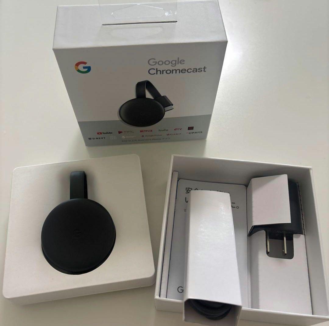 【新品未使用品】Google Chromecast 黒 純正品