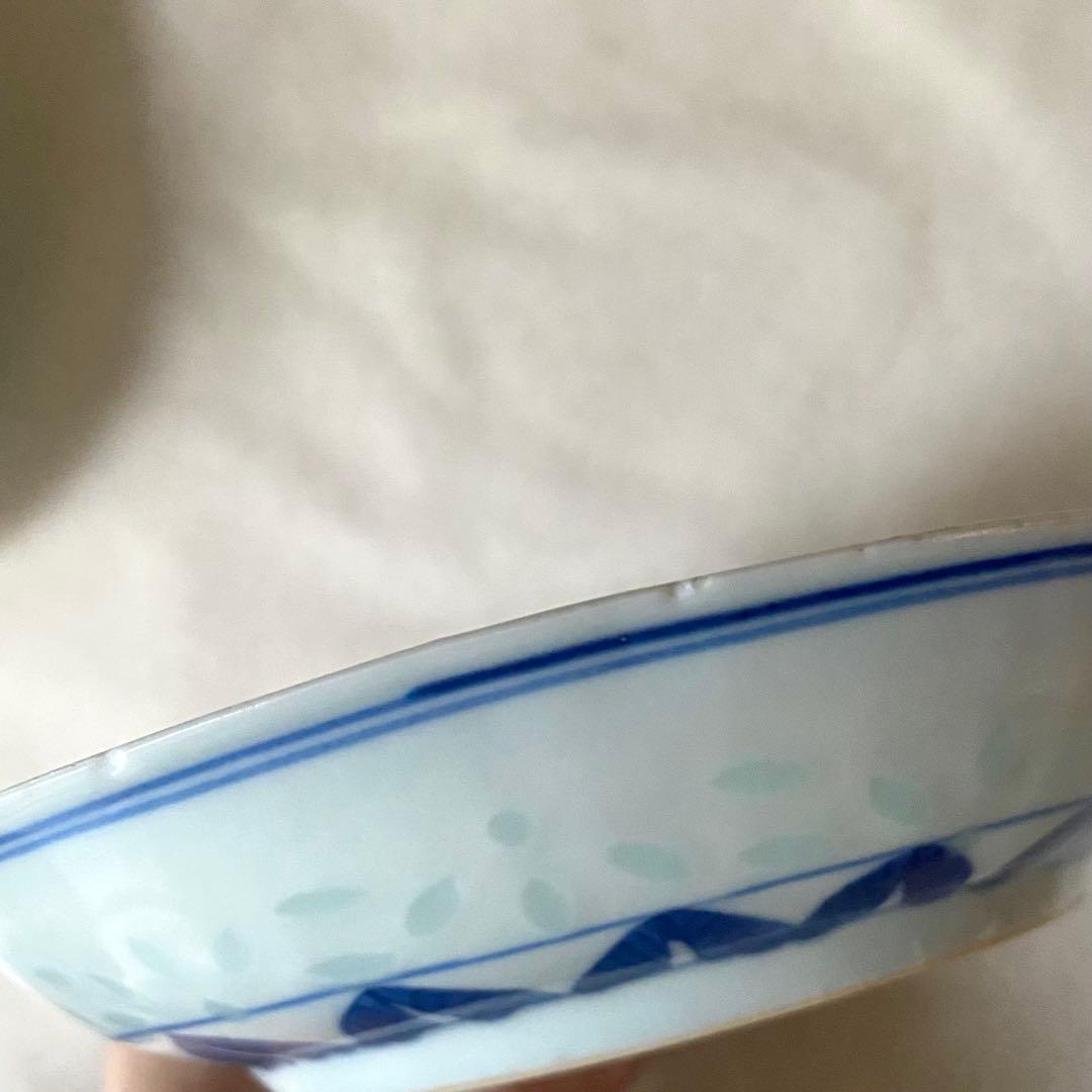し*ず様 2枚セット　康煕年製　染付　蛍手　皿