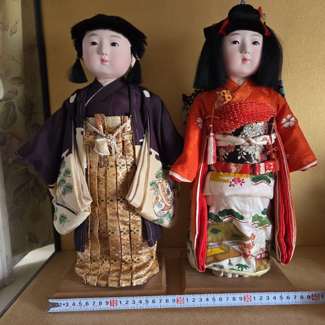 市松人形・ペア・梱包なし・手渡し