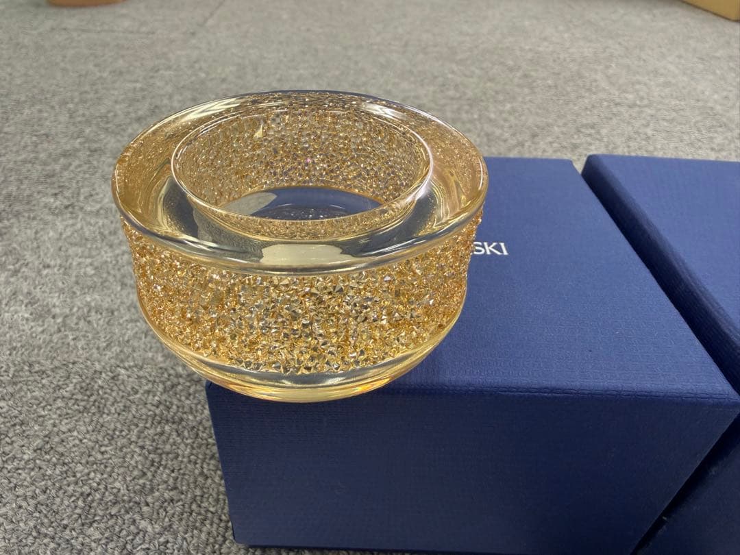 SWAROVSKI スワロフスキー　ティーライト キャンドルホルダー 2個セット