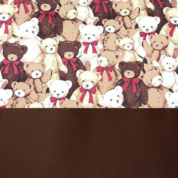 【名前刺繍無料サービス】テディベア柄★入園入学セット〈オーダー受付〉