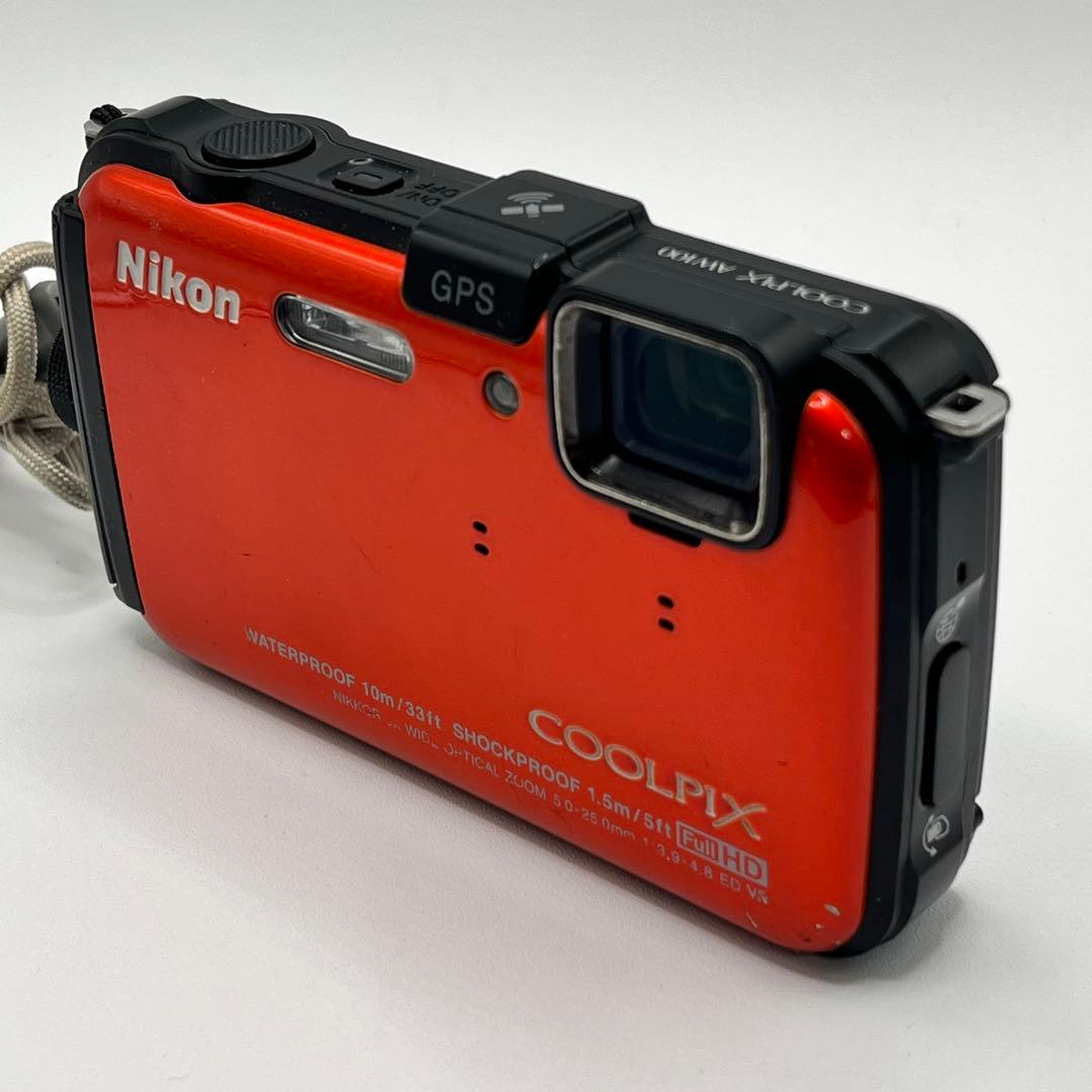 Nikon COOLPIX AW100 オレンジ 防水 デジタルカメラ GPS