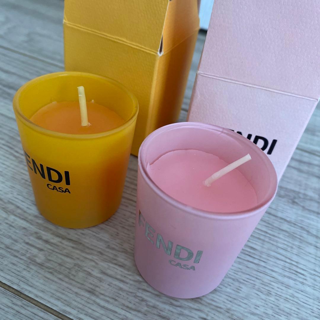 FENDI フェンディ　アロマキャンドル 2点セット