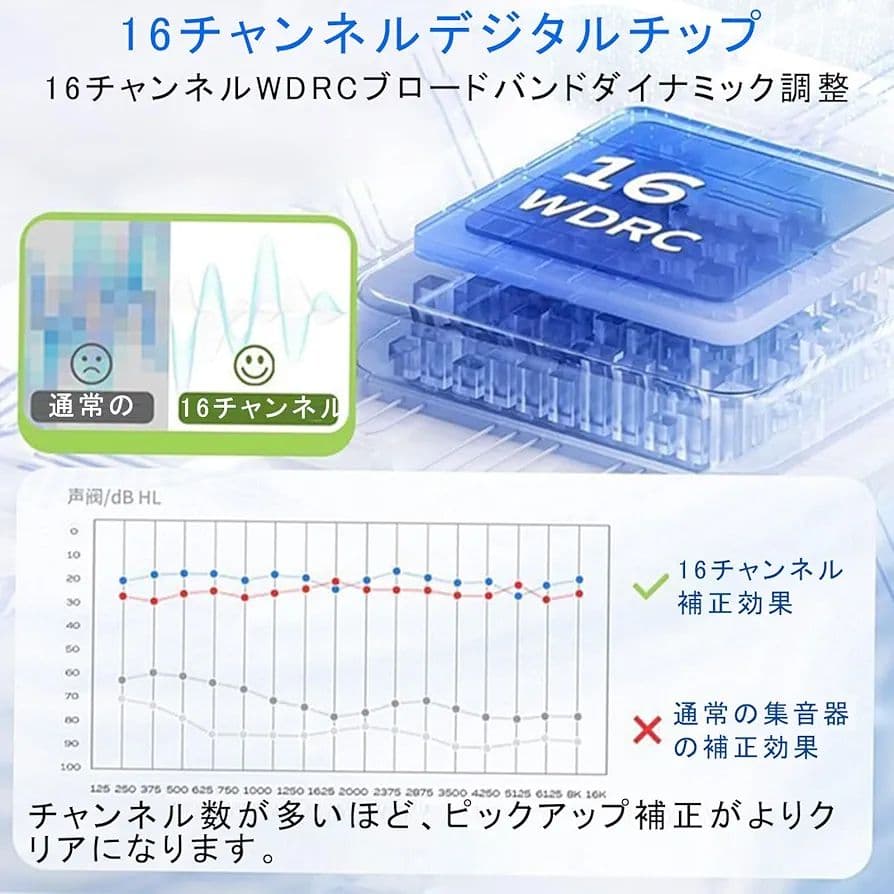 集音器 首かけ集音器 充電式 音量調節 電話/音楽対応