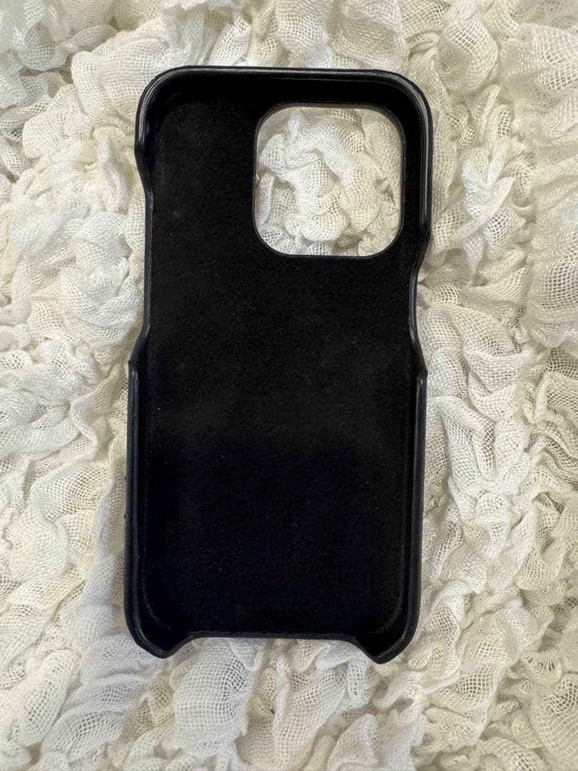 DIOR カナージュiPhoneケース　15Pro レディディオール　ブラック