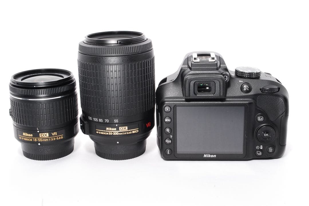 ◆ショット数1716回◆Nikon D3400◆WiFiで転送◆一眼レフカメラ◆