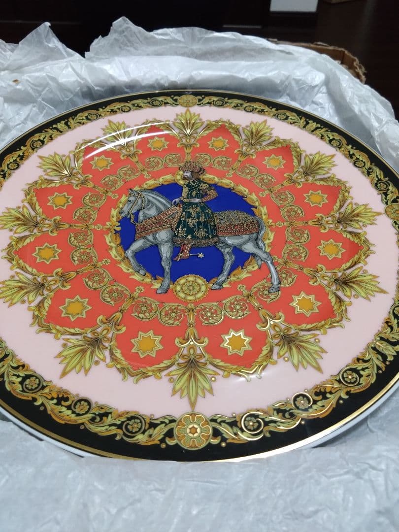 Versace ×RosenthalコラボXmas 1996 プレート経31cm