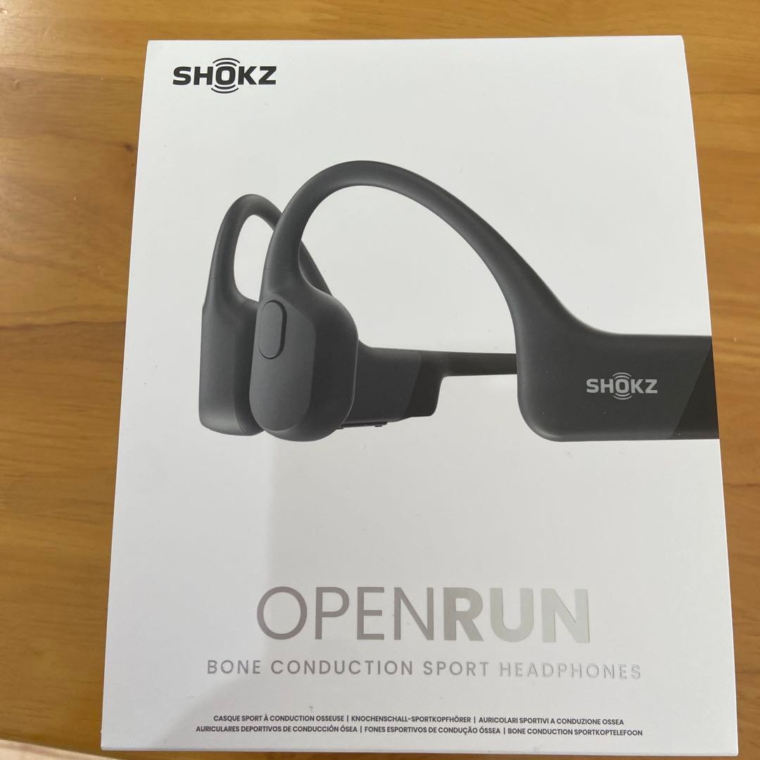 SHOKZ OPENRUN 骨伝導ヘッドフォン ブラック