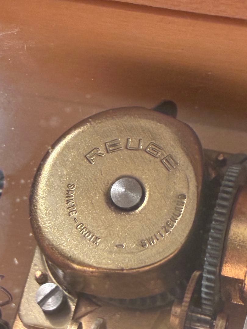 Reuge ミュージックボックス イタリア スイス製 スノースレッド