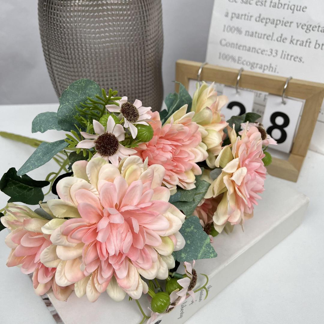 ハンドメイドフラワーインテリア 花ブーケ W111母の日花プロヴァンスラベンダー