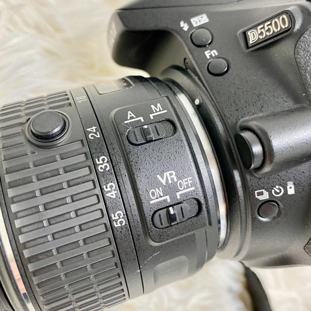 Nikon D5500 デジタル一眼レフカメラ ダブルズームキット付き 美品