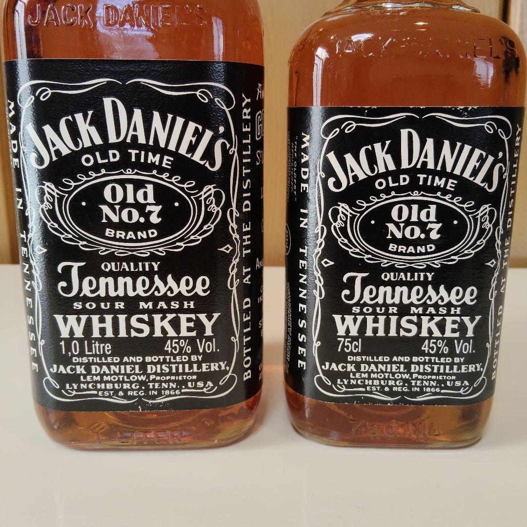 ジャックダニエル Old No. 7 45% 1.0L 750mL 2本セット
