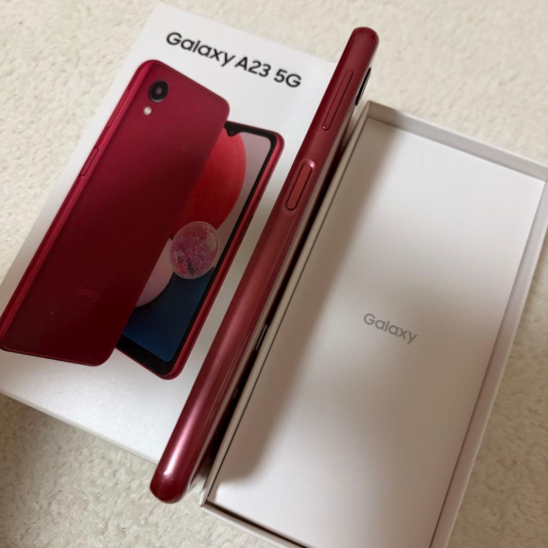 Galaxy A23 5G SM-A233C レッド SIMフリー