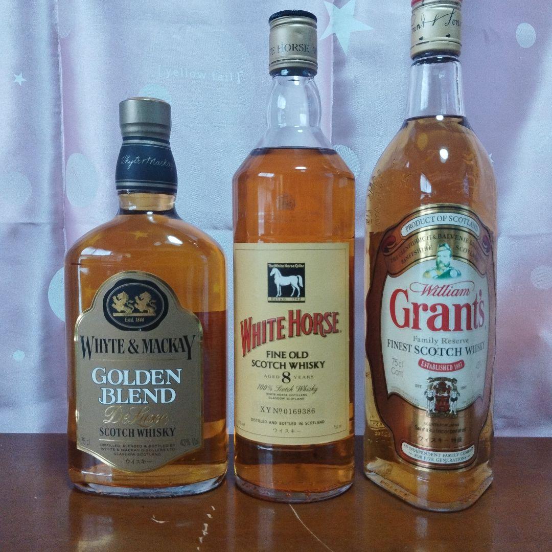 スコッチウイスキー3本セット
