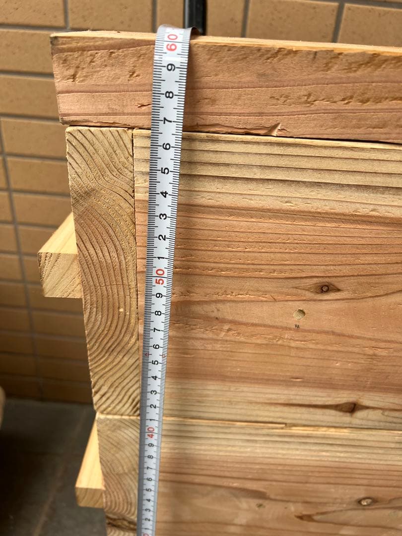 日本ミツバチ重箱式巣箱 継箱3段　　　Ｅ1