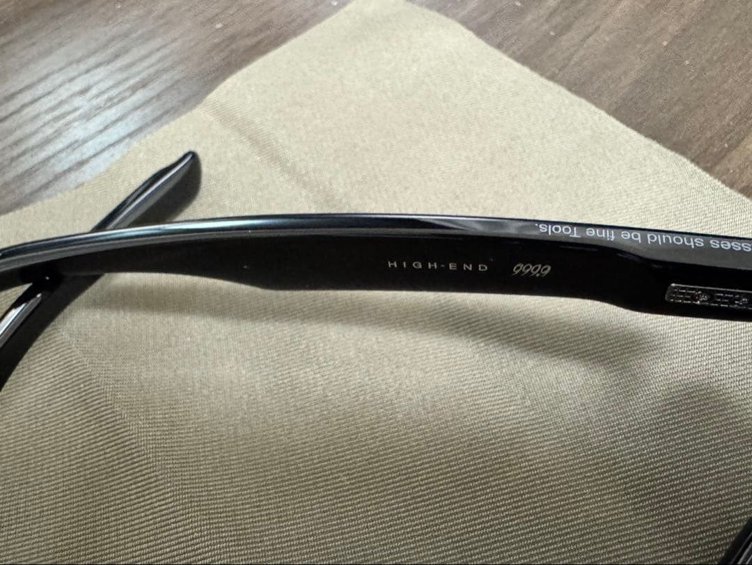 新品★999.9 NP-01H ハイエンド ブラック フォーナインズ メガネ