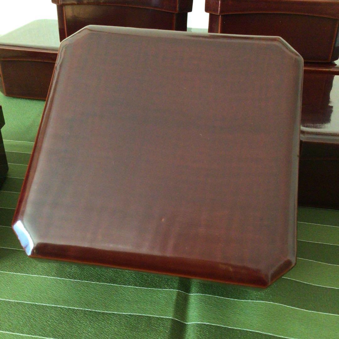 縁高　小型　茶道具　縁高重箱　10客揃え　共箱付き　菓子入れ　漆器　骨董　煎茶道