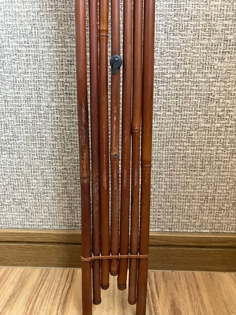 竹製 7本組 垂発 すいはつ 短冊掛け 約113cm