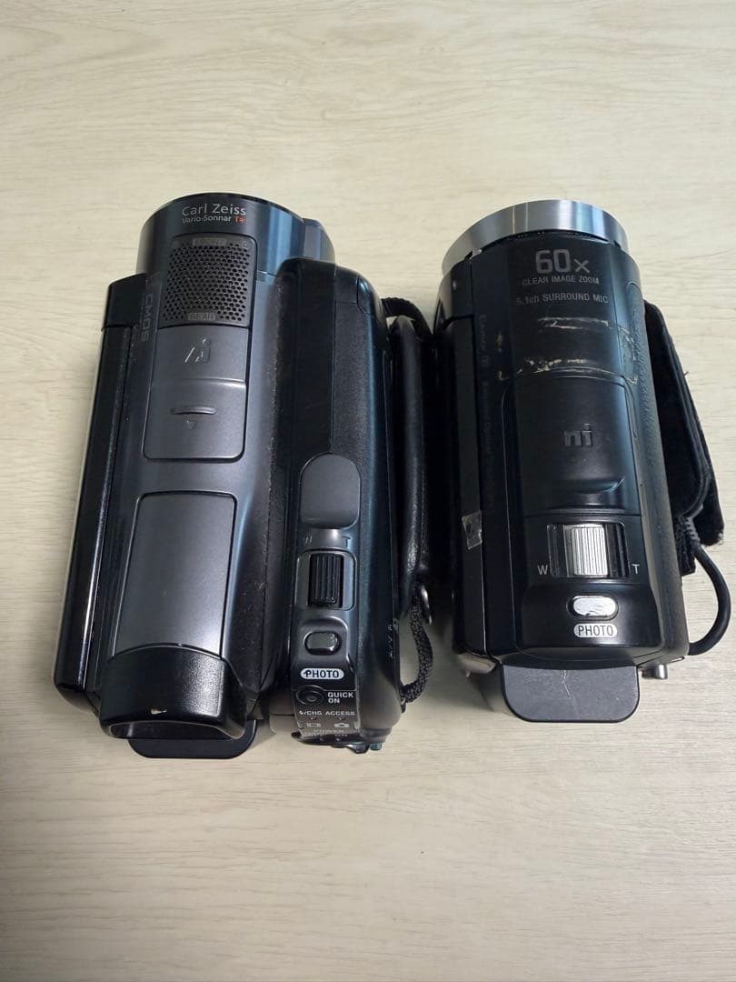 ジャンクSONY HDR-SR12,HDR-CX535 ビデオカメラ