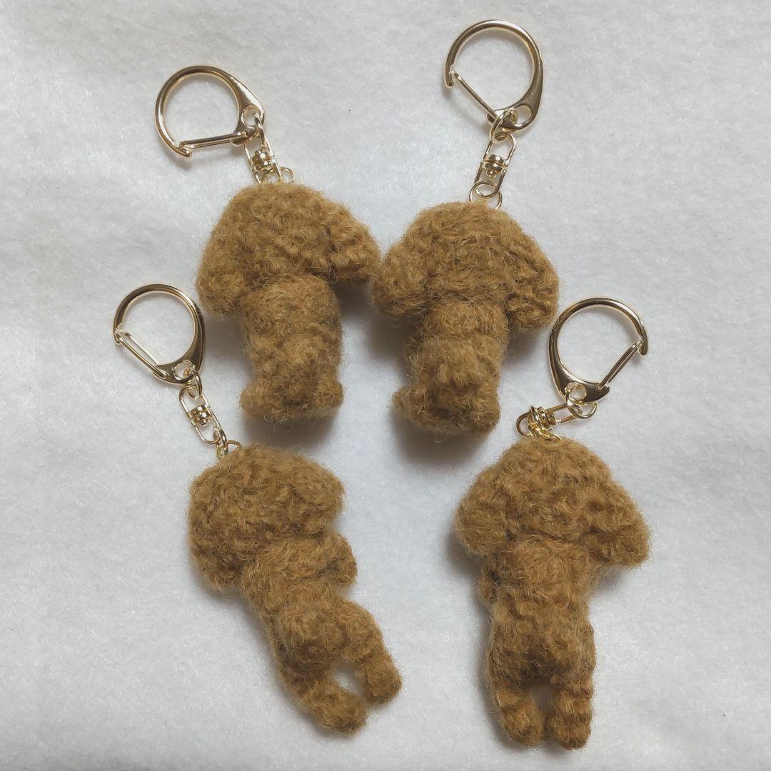 【manner】トイプードル 羊毛フェルト キーホルダー ハンドメイド