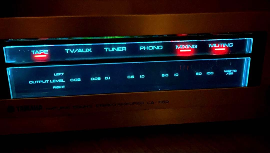 YAMAHA プリメインアンプ ヤマハNSシリーズ CA-7100 動作品