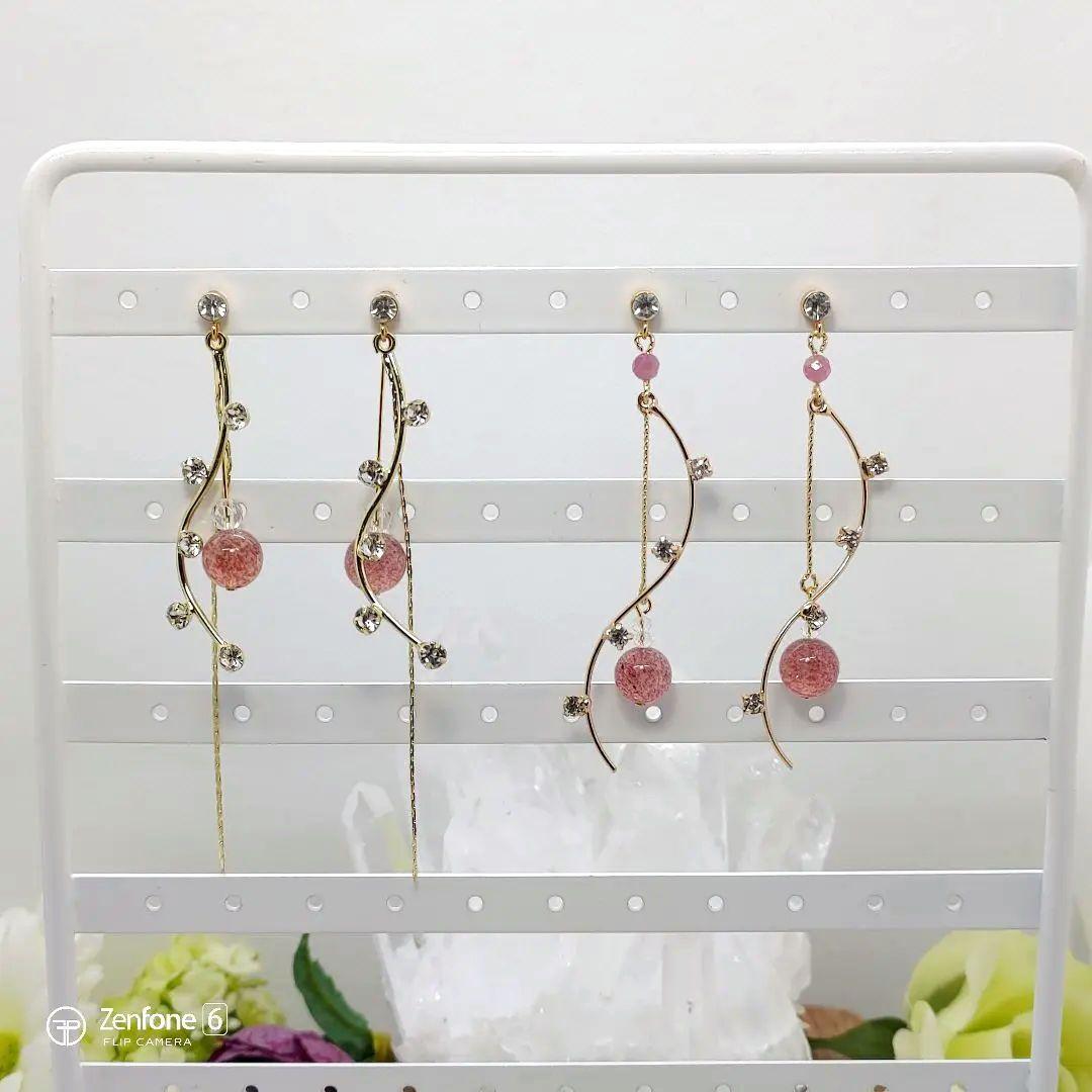 n.♡ページです♪ピアスオーダーメイド♡4点+ペンダント2点です♪