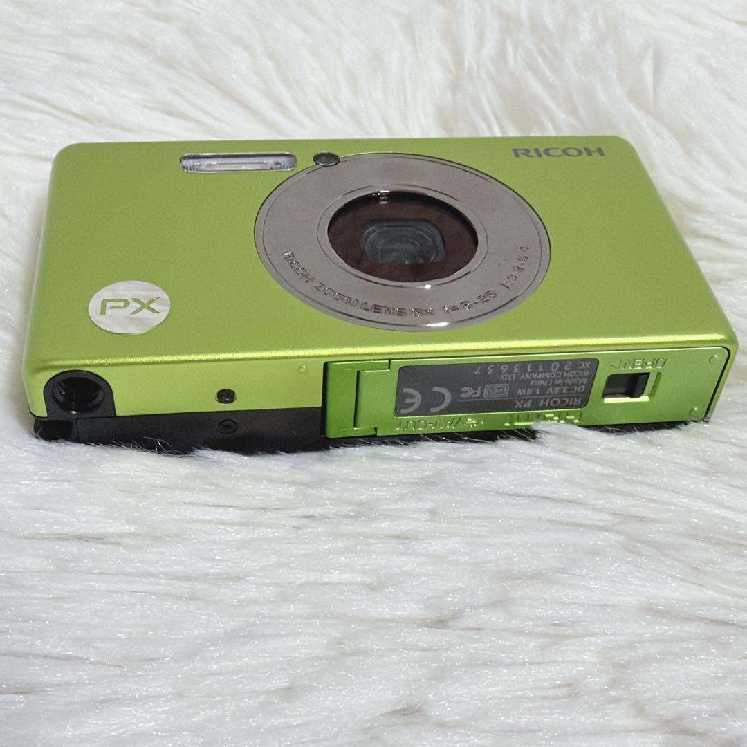 【RICOH　リコー】 PX グリーン コンパクトデジタルカメラ