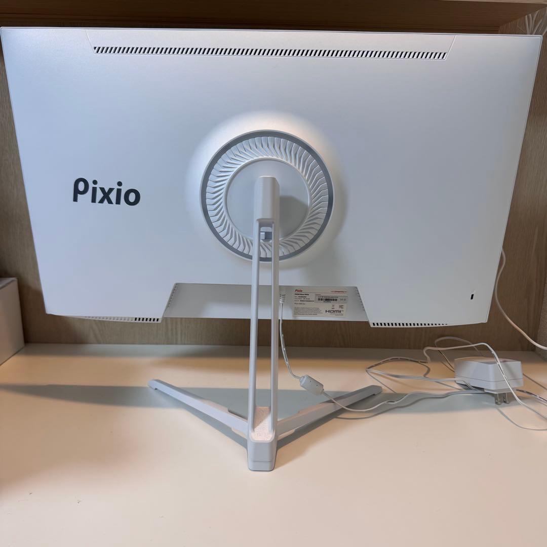 Pixio ゲーミングモニター ホワイト