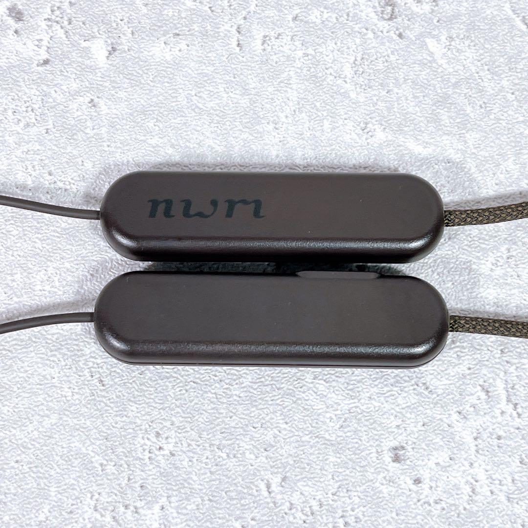 美品 nwm MBN001 オープンイヤー ワイヤレスイヤホン ダーク