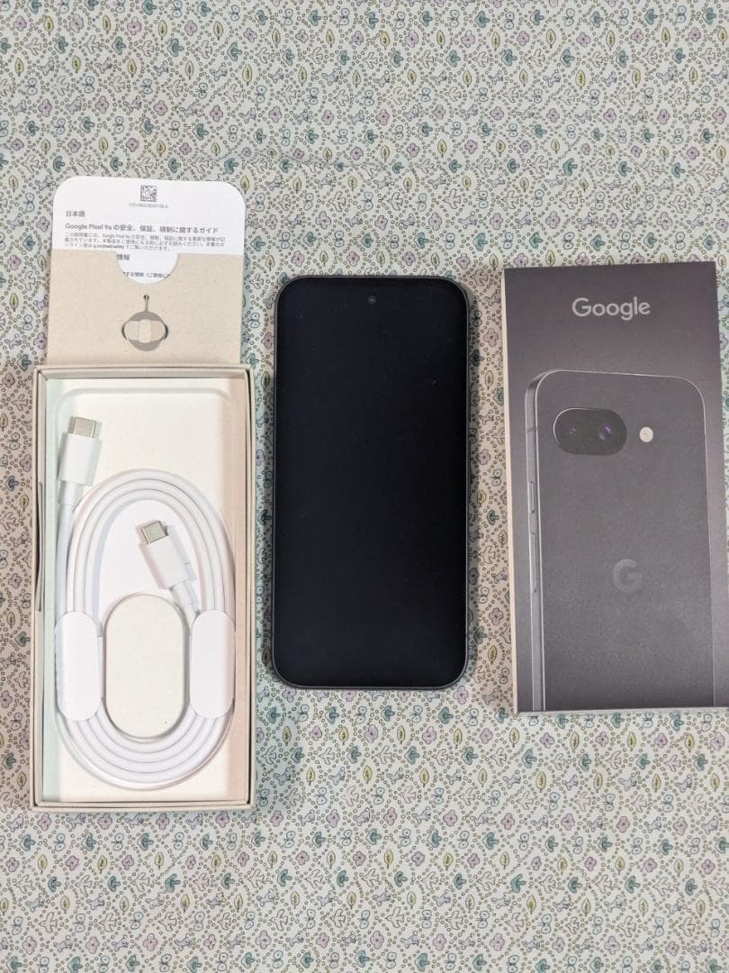 GooglePixel9a　128GB　オブシディアン（黒系）