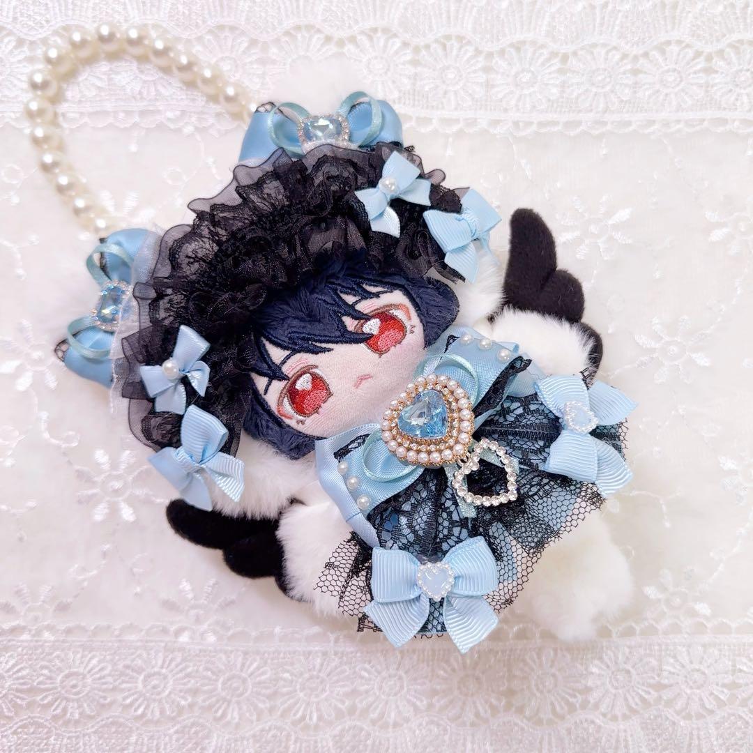 小悪魔　ハート　水色　いつぬい　ちびぐるみ 黒　着ぐるみ　あんスタ