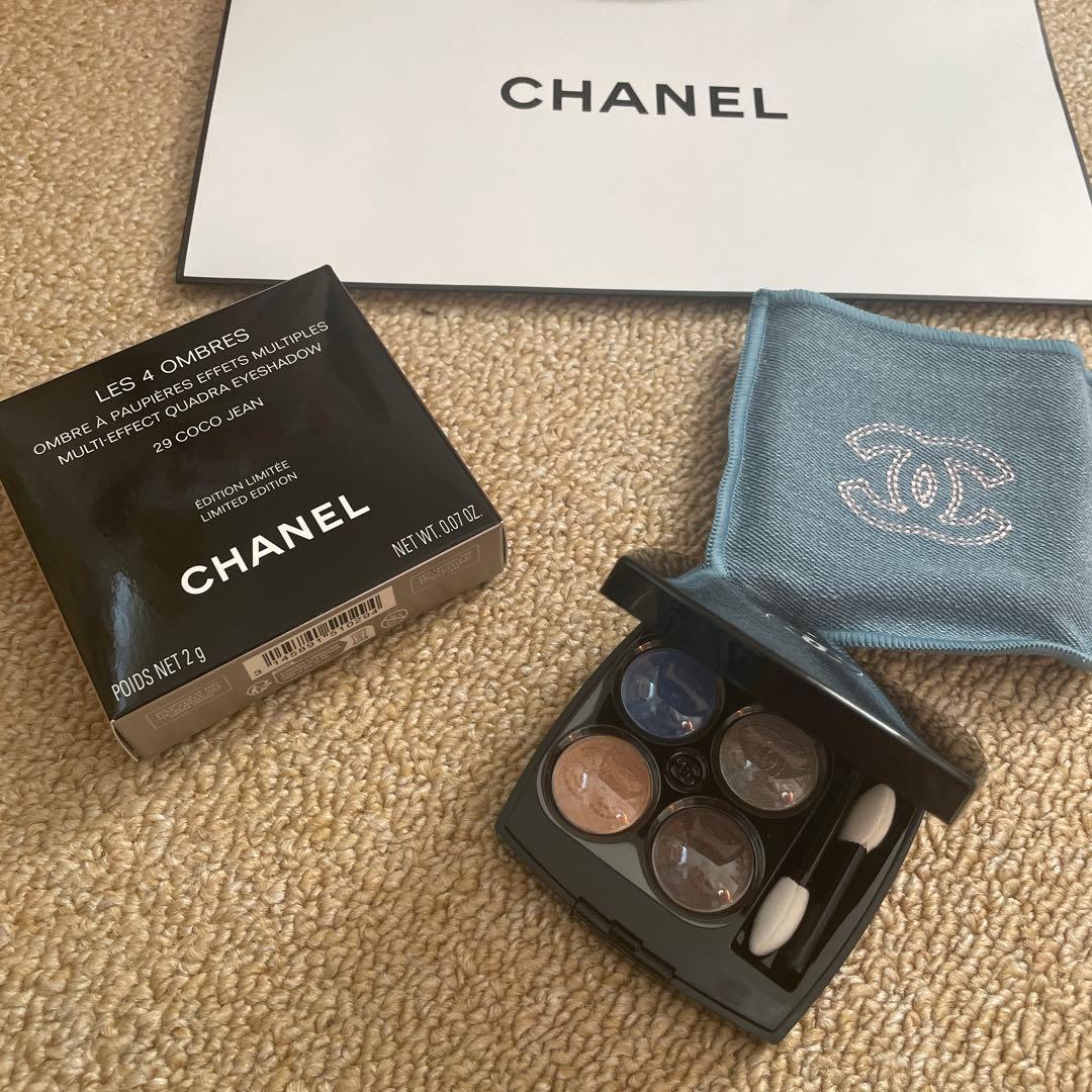 【未使用】CHANELシャネル レ キャトル オンブル 29 ココジーン デニム