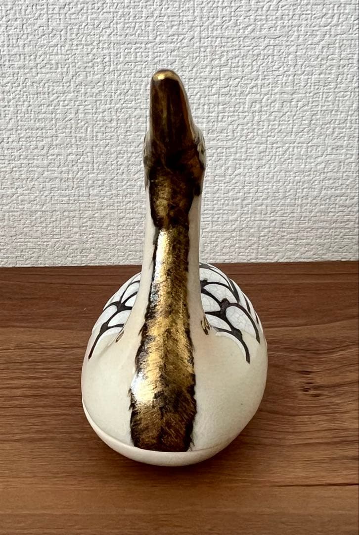 乾山写 乾山鶴香合 平安桐鳳 共箱 共布 縁起物 茶道具