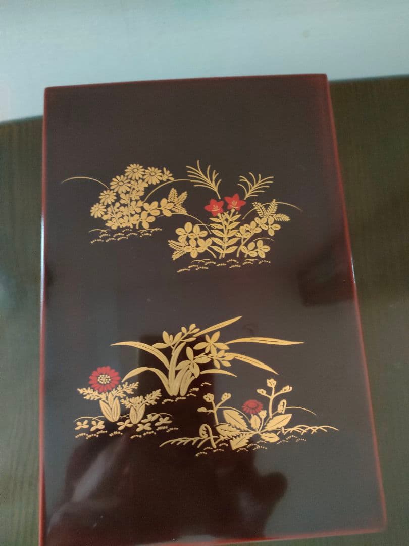 留塗り茶箱、平安祥堂茶碗セット