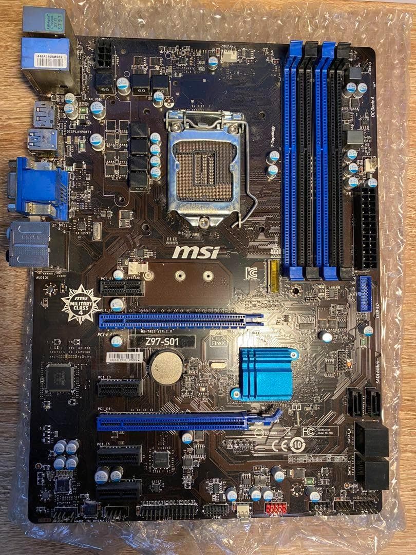 i7 4790 & MSI Z97-S01 ATXマザーボード メモリ16GB